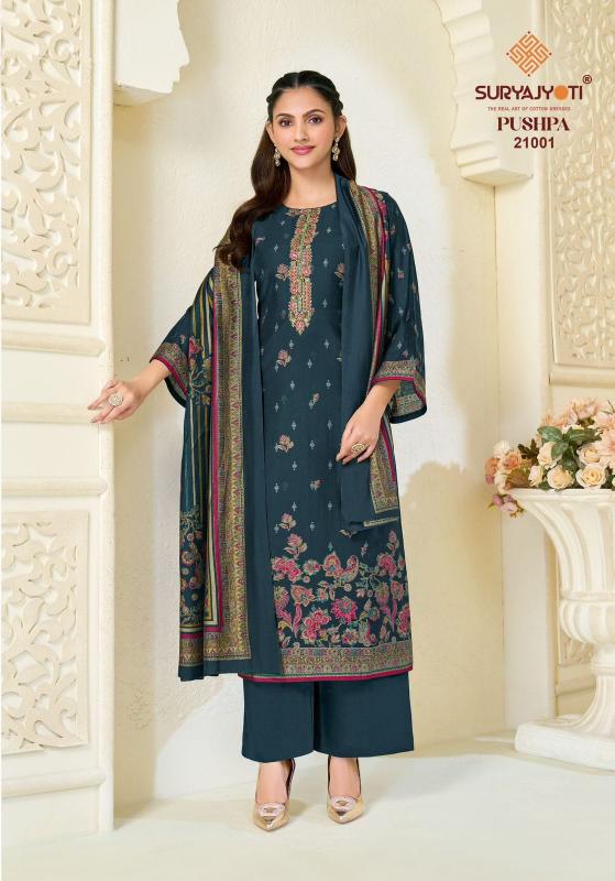 Suryajyoti pushpa vol 21 dress material wholesale price